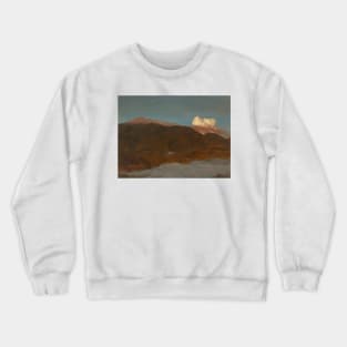 Mountainous Landscape III by Frederic Edwin Church Crewneck Sweatshirt